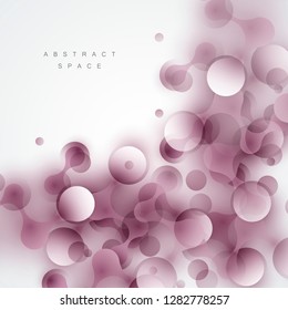 Medicine, science and technology concept background. Vector connection design.