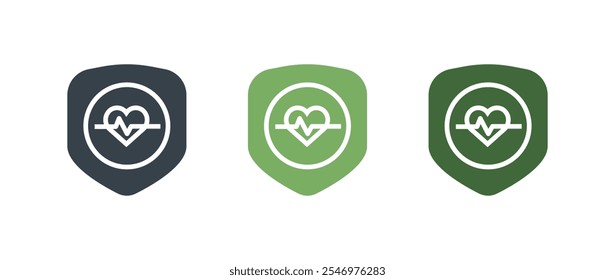 medicine shield icon eps 10