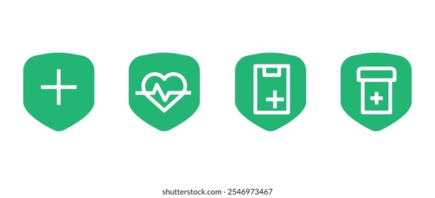medicine shield,health care concept eps10