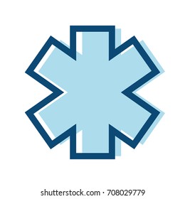 medicine sign to emergency emblem symbol