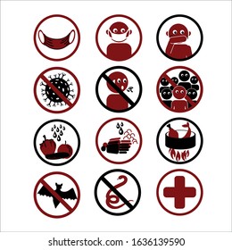 Medicine signs elements and icons