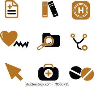 medicine signs. vector