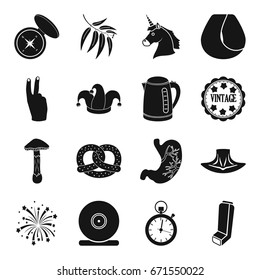 medicine, sport, computer and other web icon in black style.holiday, kitchen, food icons in set collection.