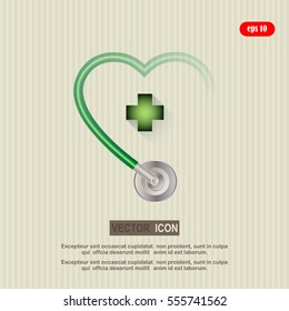 Medicine , stethoscope icon