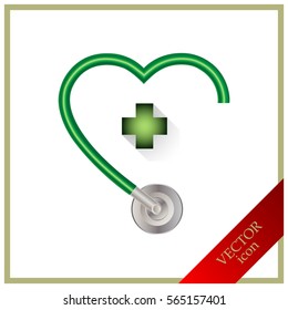 Medicine , stethoscope icon