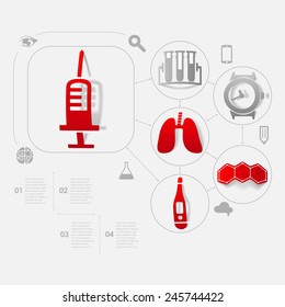 medicine sticker infographic