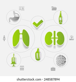 medicine sticker infographic