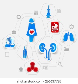 medicine sticker infographic