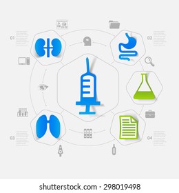 medicine sticker infographic