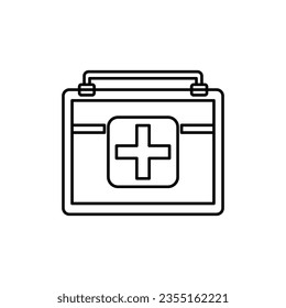 medicine storage box icon design, illustration design