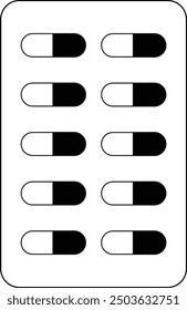 Medicine Strap icon, Medical pills, Medical capsule and drugs, Healthcare and medicine, pharmaceutical symbols