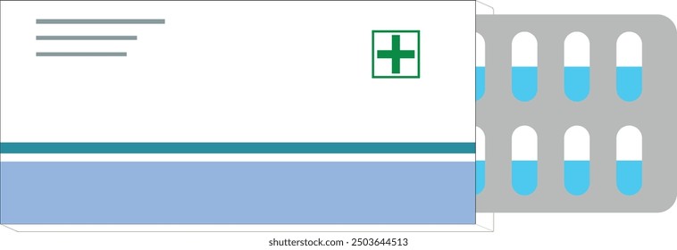 Medicine Strap icon, Medical pills with cover, Medical capsule and drugs, Healthcare and medicine, pharmaceutical symbols