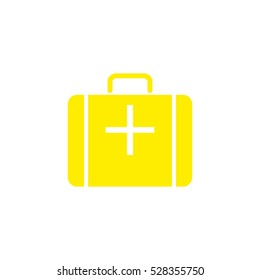 medicine, suitcase, vector icon, eps10