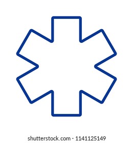 Medicine symbol simple web icon