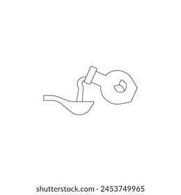 icono de tipo de Vector de jarabe de medicamento