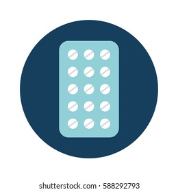 medicine tab isolated icon