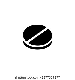 droga vectorial de la línea del comprimido