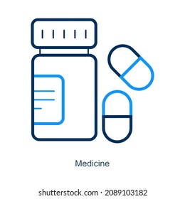Medicamento O Comprimidos Concepto De Icono