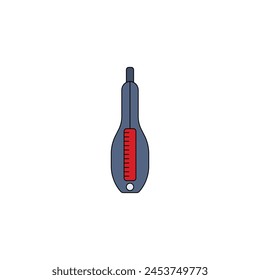 medicine thermometer vector type icon