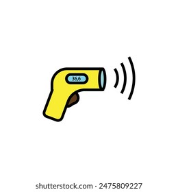 medicine thermometer vector type icon