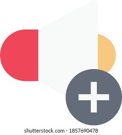 medicine vector flat colour icon 
