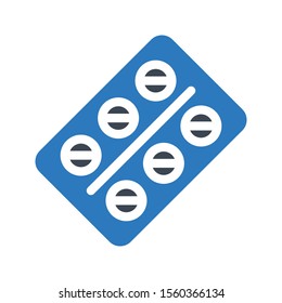 medicine vector glyph colour icon 