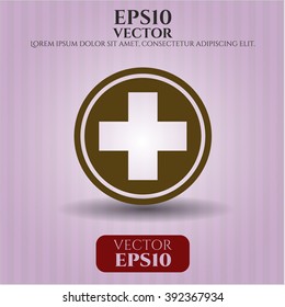 Icono vectorial de la medicina