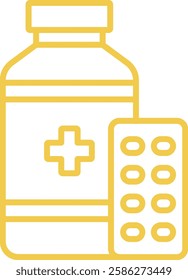 Medicine vector icon. Can be used for printing, mobile and web applications.