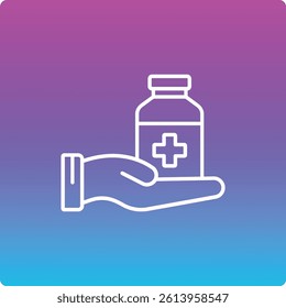 Medicine vector icon. Can be used for printing, mobile and web applications.