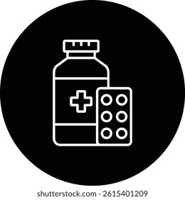Medicine vector icon. Can be used for printing, mobile and web applications.