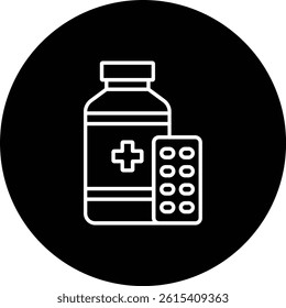 Medicine vector icon. Can be used for printing, mobile and web applications.