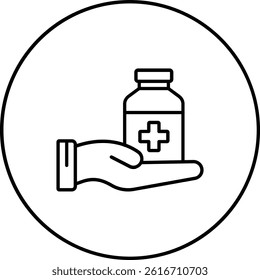Medicine vector icon. Can be used for printing, mobile and web applications.