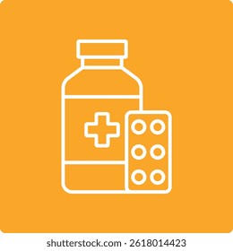 Medicine vector icon. Can be used for printing, mobile and web applications.