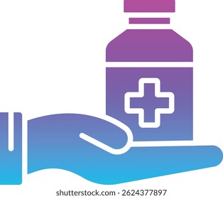 Icono de Vector de medicina. Se puede utilizar para aplicaciones de impresión, móviles y de Web.
