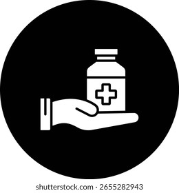 Medizinisches Vektorsymbol. Kann für Druck-, Mobil- und Web-Anwendungen verwendet werden.