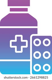 Medicine vector icon. Can be used for printing, mobile and web applications.