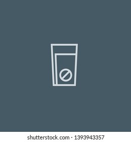 Medicine vector icon. Medicine concept stroke symbol design. Thin graphic elements vector illustration, outline pattern for your web site design, logo, UI. EPS 10.