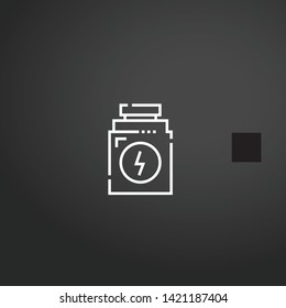 Medicine vector icon. Medicine concept stroke symbol design. Thin graphic elements vector illustration, outline pattern for your web site design, logo, UI. EPS 10.