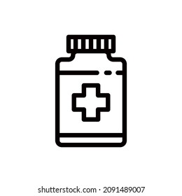 medicine vector icon, drug, pharmacy symbol. Modern,simple flat vector illustration for web site or mobile app