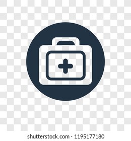 Medicine vector icon isolated on transparent background, Medicine transparency logo concept