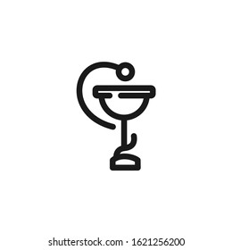 
The medicine. Vector icon isolated on white background.