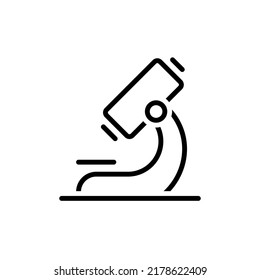 medicine vector icon line microscope