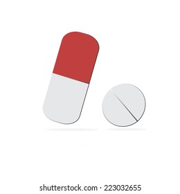 Medicine - vector icon on white background