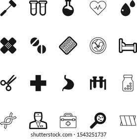 medicine vector icon set such as: healthy, bag, male, style, strand, bottle, organ, mother, case, room, nervous, cardiogram, blue, education, agar, genetic, strip, salon, adhesive, service, barber