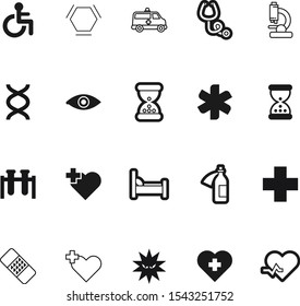 medicine vector icon set such as: cardiogram, pattern, sketch, water, chemical, love, halloween, hiv, poison, wave, light, microbe, rhythm, biotechnology, cardiac, vision, view, look, atom, physician