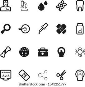 medicine vector icon set such as: sad, physician, fertilization, stone, stethoscope, break, vial, geometric, knowledge, look, dentist, cross, barber, gene, nucleus, screen, lines, artificial, eye