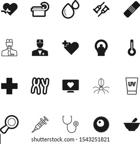 medicine vector icon set such as: xy, trendy, device, light, healthy, pathogen, wound, heat, beach, crutch, organism, support, hygiene, drop, scale, temperature, magnify, vaccine, needle, fitness
