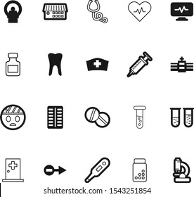 medicine vector icon set such as: electrocardiogram, face, macro, hand, computer, cardiac, experiment, wave, mouth, illness, profession, education, uniform, injection, tomography, clinical, mri