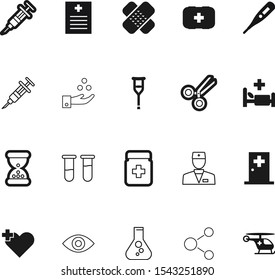 medicine vector icon set such as: case, hairdresser, nurse, gloves, sample, walk, lens, vision, prescription, look, scale, flask, vitamin, reaction, tube, instrument, vial, evolution, beaker, cure