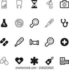 medicine vector icon set such as: accident, microscopic, human, knowledge, cardiology, magic, education, physician, countdown, room, pathogen, laboratory, measure, vials, old, paper, sand, outline